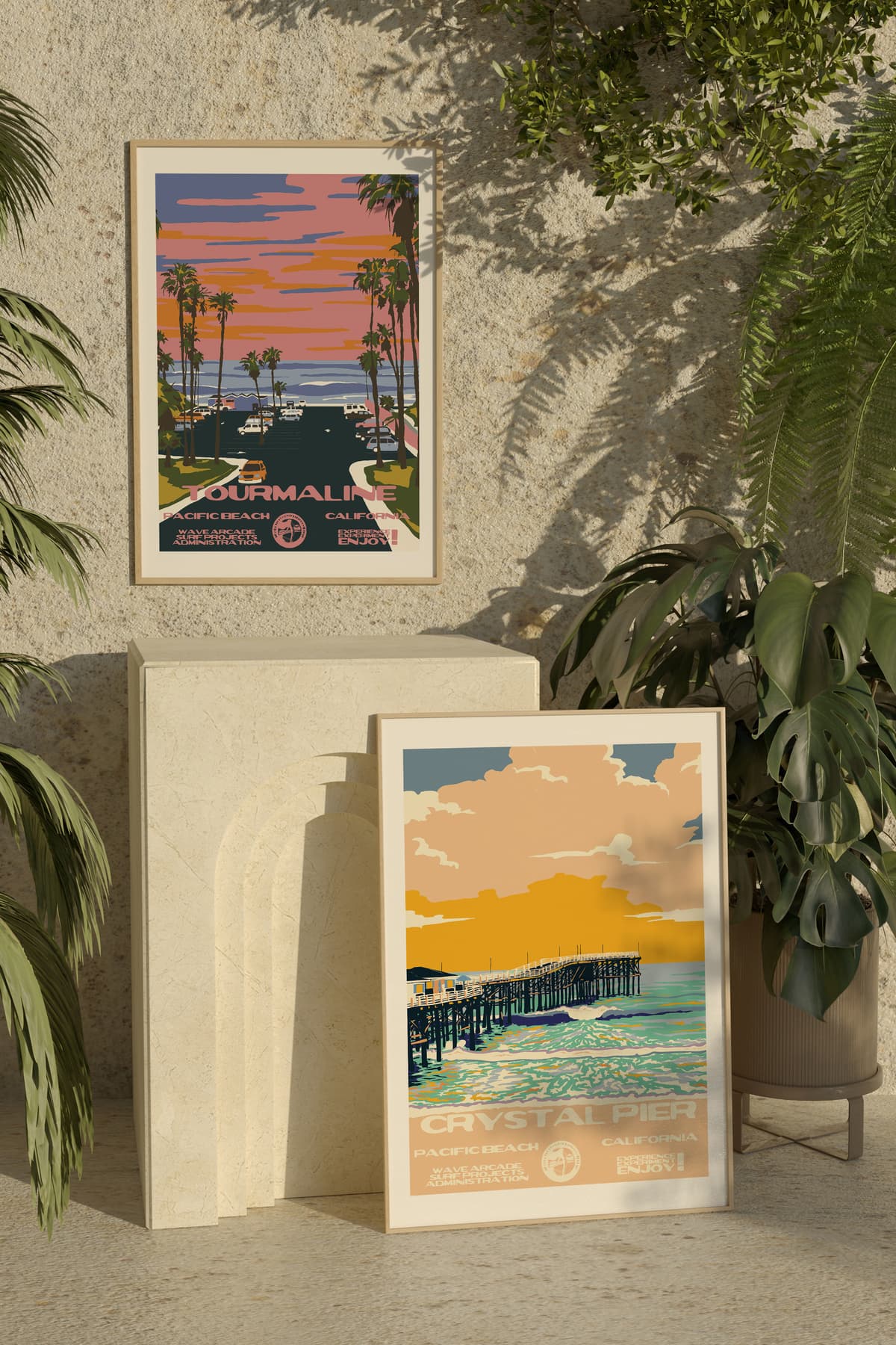 WPA Surf Posters for Businesses