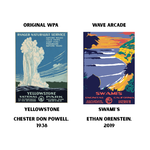 WPA to WAVE ARCADE History